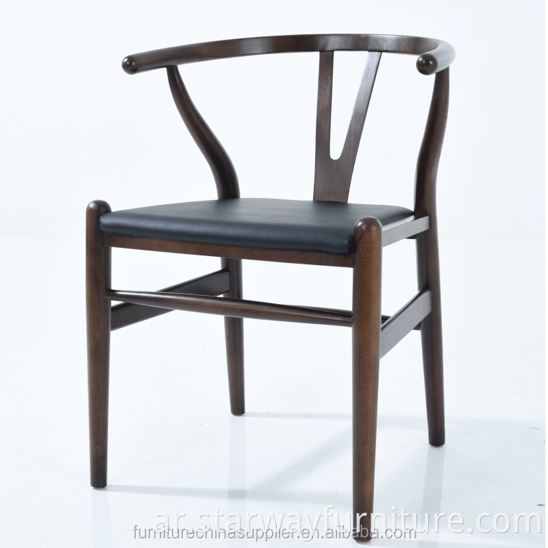 عظم الترقوة عالي الجودة y Hans Wegner Dinning Chair Covery Covered Carechair Wooden Armens for Biving Room